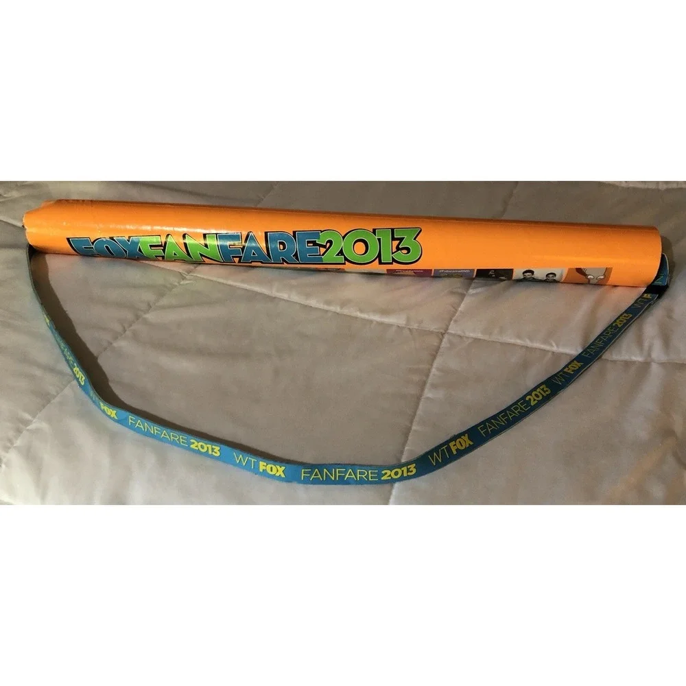 SDCC 2013 Swag Bag Poster‎ Holder Exclusive Fox Fan Fare Party Favor Comic Con